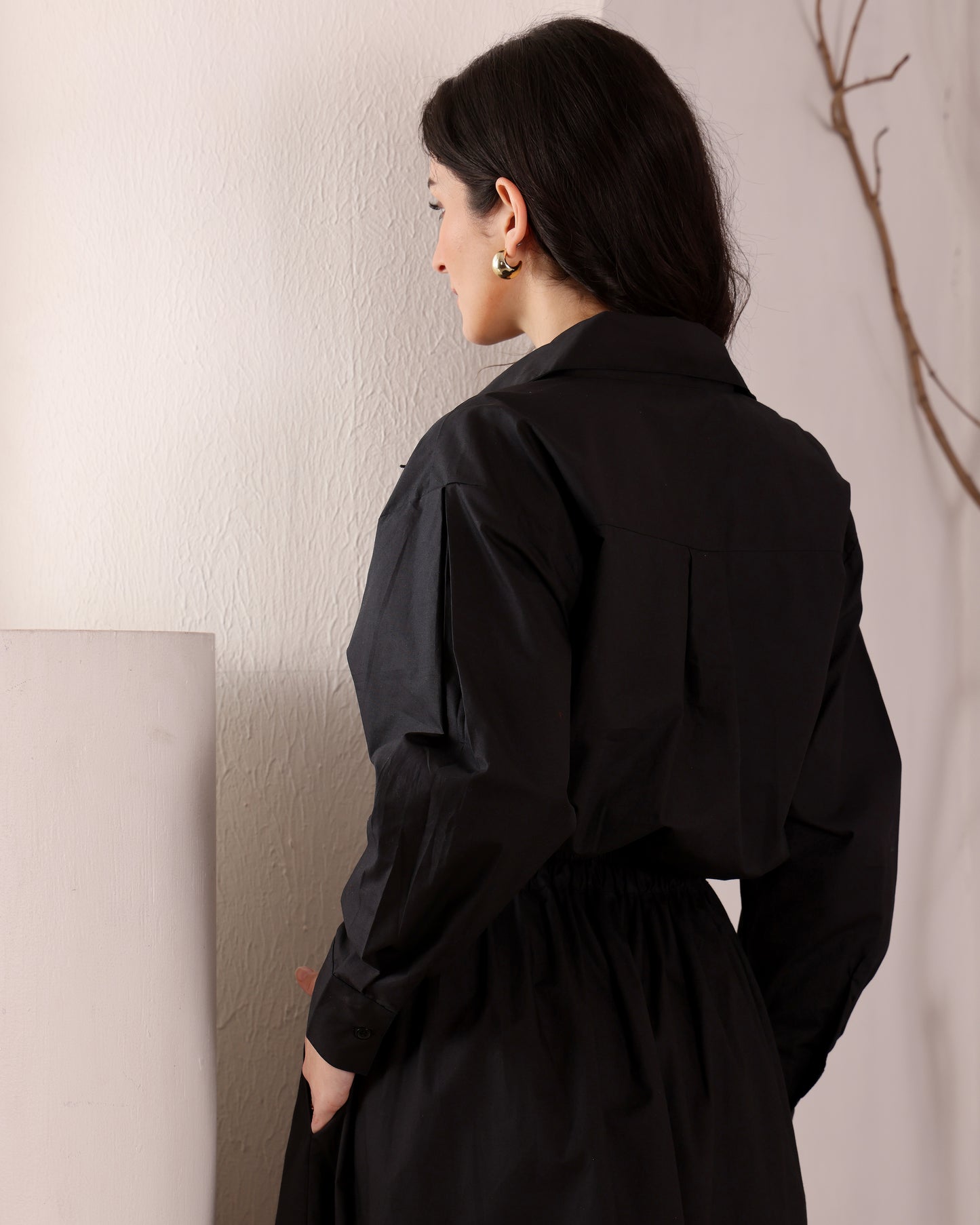 The CEO Shirt Dress | Black
