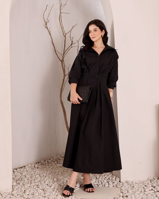 The CEO Shirt Dress | Black