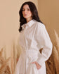 The White CEO Shirt Dress